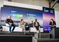 Dianna Macedo, Pierluigi Russo, Marcos Nascimento, mediadora Mariana Rezende