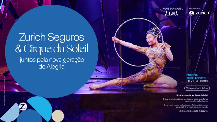 Zurich anuncia patrocínio ao Cirque du Soleil no Brasil