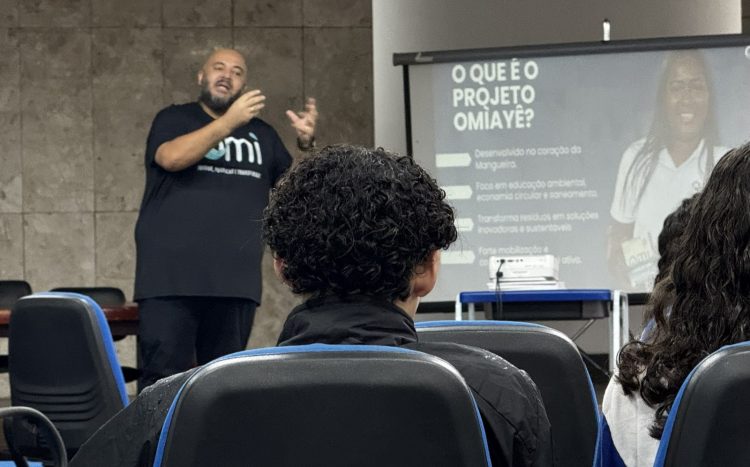 Projeto Omìayê firma parceria com Escola Técnica Adolpho Bloch para educação ambiental e coleta de óleo