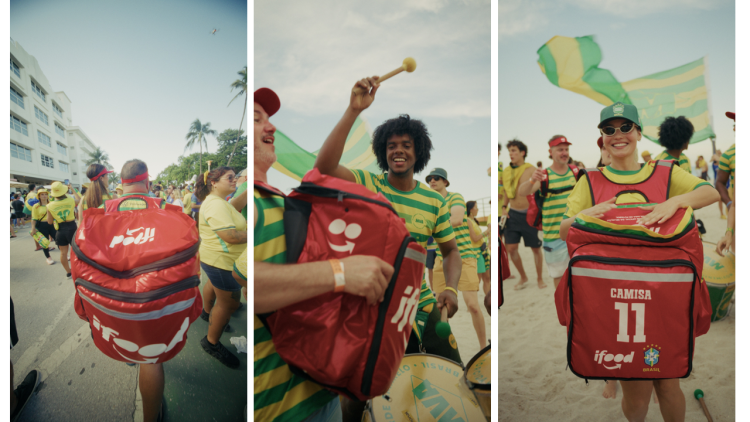 iFood transforma Miami Beach em praia brasileira para receber torcedores em apoio à Seleção pentacampeã