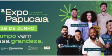 II Expo Papucaia reúne Felipe Araújo, Dudu Nobre e programação gratuita no interior do RJ entre 25 a 28 de junho