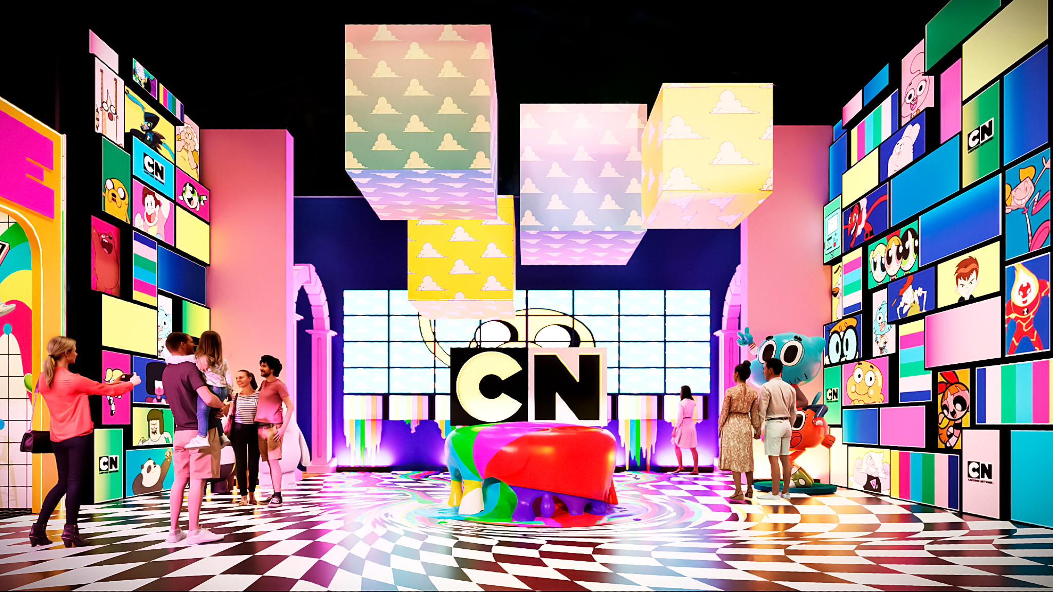 O universo do Cartoon Network chega aos fãs brasileiros na CN Land: uma jornada interativa e tecnológica no Shopping Center Norte