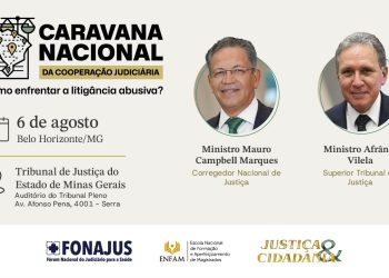 Caravana Nacional da Cooperação Judiciária chega a Minas Gerais