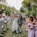 Comemoração recem casados e amigos