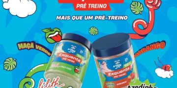Cory e a Mais Mu se unem para lançar versões exclusivas do pré-treino Exquenta com os sabores consagrados de  Icekiss Azedinha de Morango e Lílith Maçã Verde