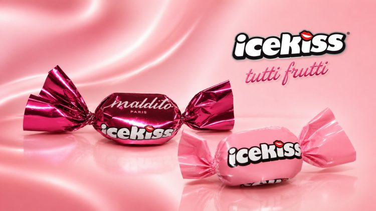 Edição exclusiva da Icekiss Tutti-Frutti Geladinho, em collab com a Maldito, estará disponível apenas na pop-up da Galeria Pivô, no Copan