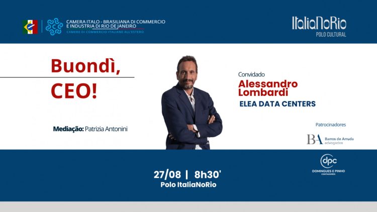 Câmara Ítalo-Brasileira recebe CEO da Elea Data Centers para debate sobre inteligência artificial e infraestrutura digital