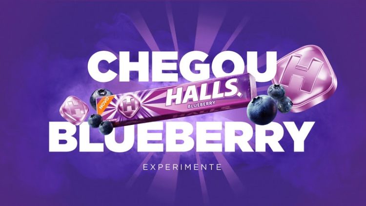 Halls apresenta o novo sabor Blueberry ao mercado brasileiro