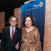 Angela Riccomi, presidente do Rotary Club e seu esposo