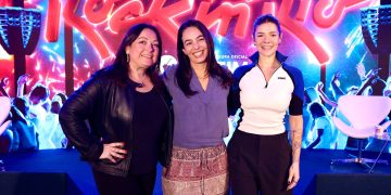 Carol Abess, Head de Brand Experience_ Gabriela Derraik, Diretora de Comumunication Strategy e Gabriela Vecchia, Diretora de Mídia e Social na TIM Brasil
