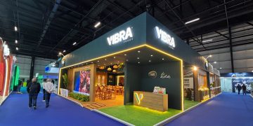 Estande da Vibra Foods oferece uma experiência imersiva que evidencia sua cadeia produtiva, robustez de portfólio e porpósito de atuação da empresa - Divulgação Vibra Foods