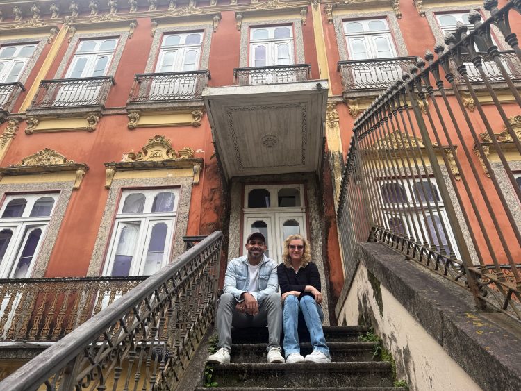 Thiago Anjos e Elisa Tolomelli