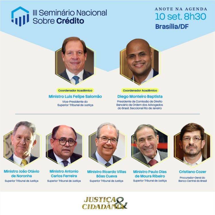 Seminário nacional debate judicialização, novas fronteiras e desafios do mercado de crédito brasileiro