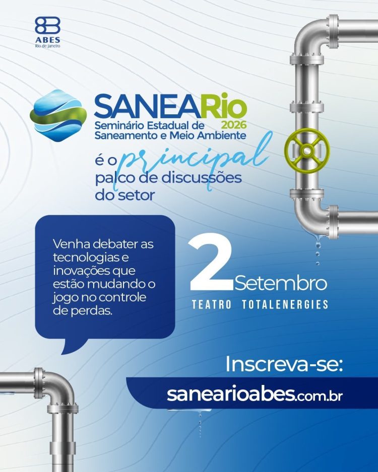 SANEA Rio 2026 será realizado em setembro, na Glória