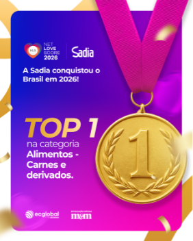  Sadia e Perdigão lideram ranking das marcas mais amadas do Brasil em Carnes e Derivados