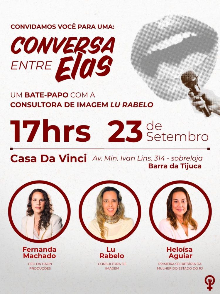 Encontro sobre imagem, liderança e poder feminino