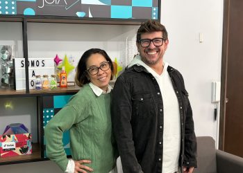 Flavia Morizono, da Joia, e Zéh Barreto, da Mottor