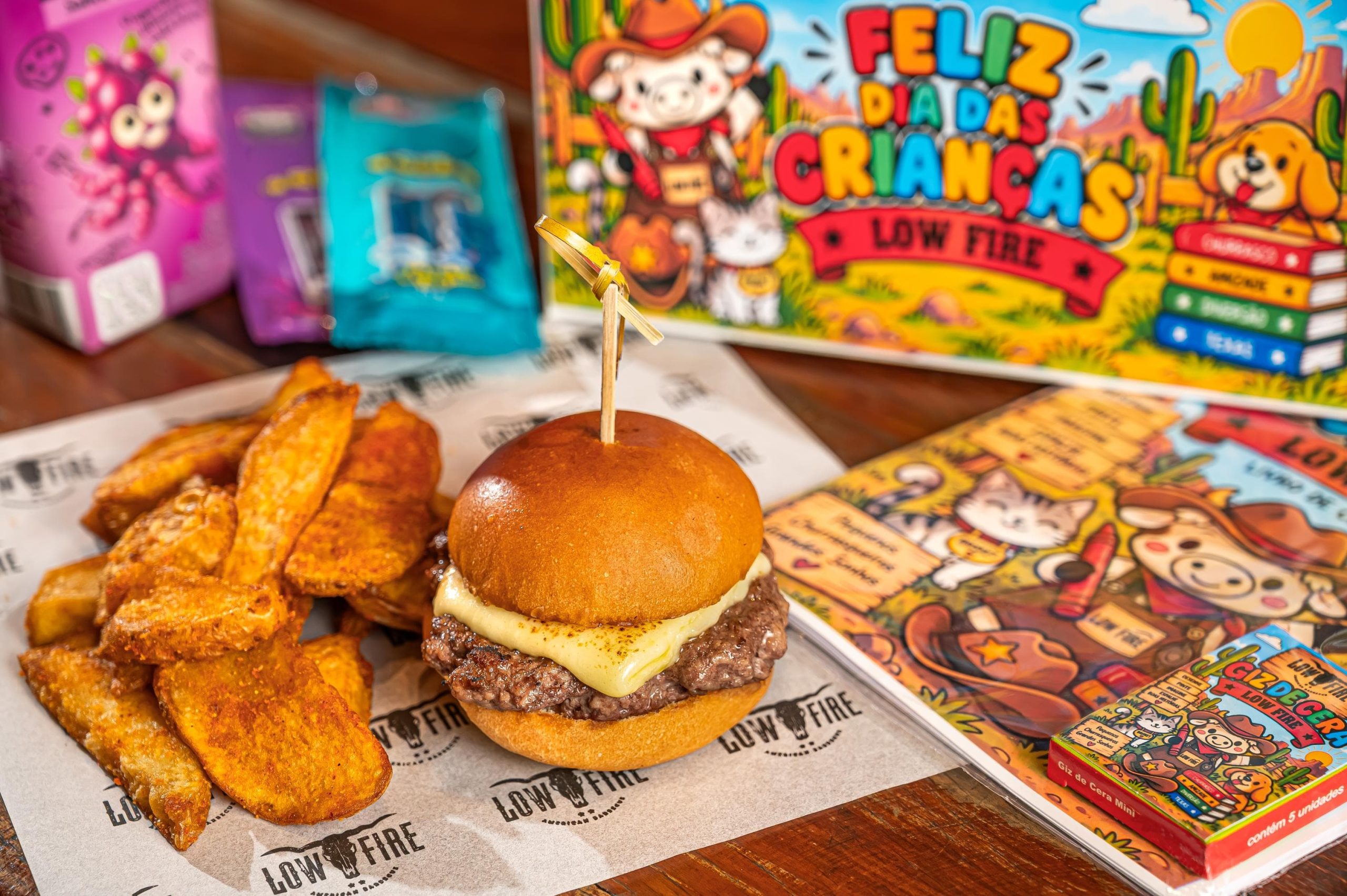 Low Fire Smokehouse prepara kit especial para celebrar o Dia das Crianças