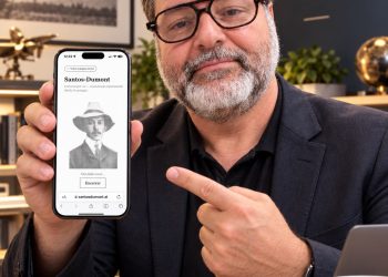 Stella Tecnologia cria IA que permite conversar com Santos Dumont