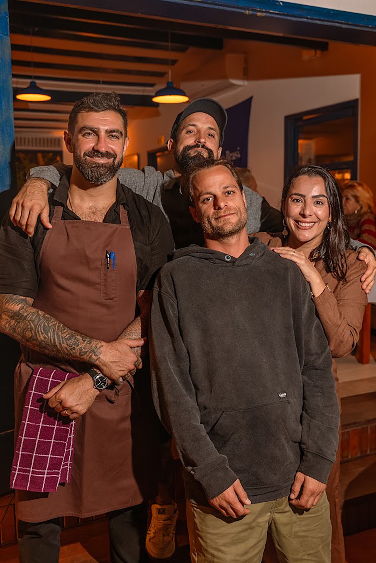 Chef Bruno Katz e socios